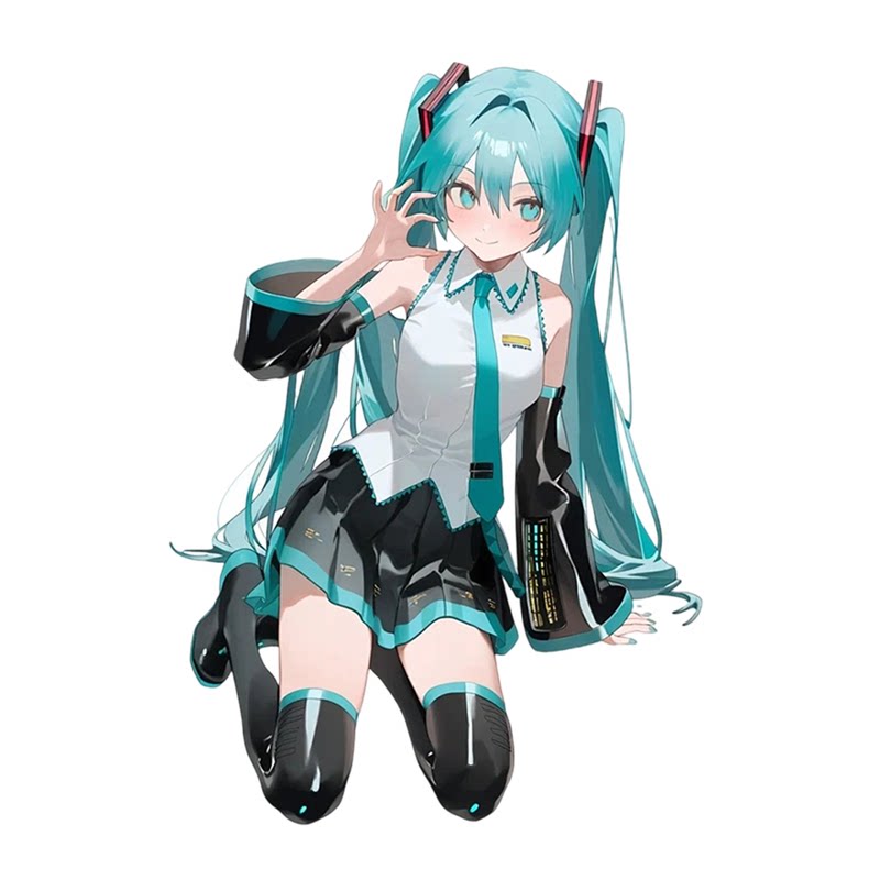 初音未来贴纸动漫二次元自粘贴纸