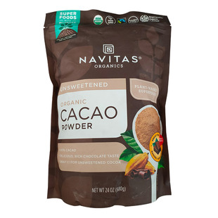 原装进口NAVITAS原生可可粉CACAO未碱化无添加糖无麸质健身227g
