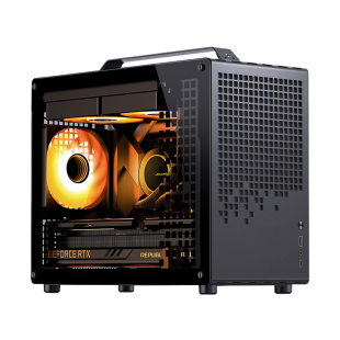 乔思伯Z20机箱MATX手提便携式台式电脑桌面紧凑型ITX小型主机外壳