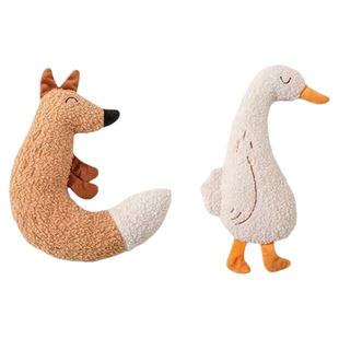 猫咪玩具狐狸鸭子玩偶猫薄荷安抚猫咪情绪耐咬磨牙响纸发声逗猫棒