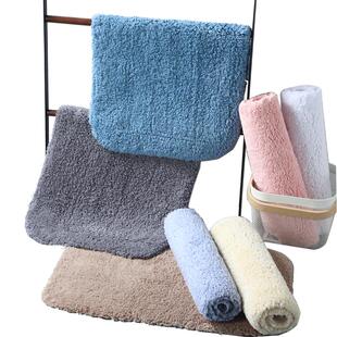 五星级酒店纯棉地垫浴室地毯卫生间地巾防滑地垫加厚吸水小号脚垫