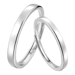 I Do&Co.深爱无声情侣对戒小众首饰时尚戒指高级感礼物送男女朋友