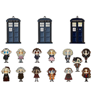 赛凡自研Doctor Who神秘博士周边tardis塔迪斯金属磁贴官方正版