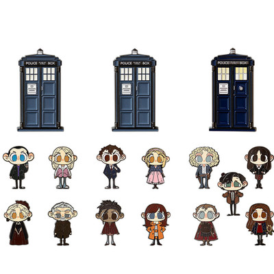 神秘博士Tardis金属徽章