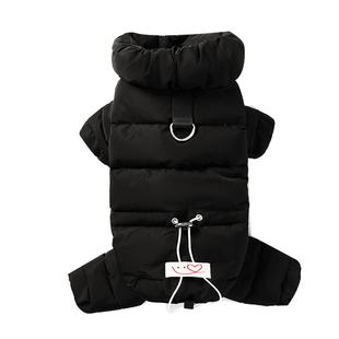 小狗狗羽绒服冬天四脚衣服比熊泰迪雪纳瑞宠物小型犬冬季加厚冬装