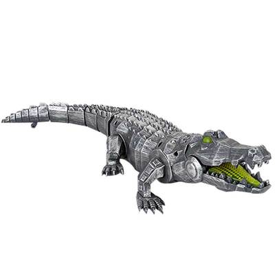 儿童电动鳄鱼玩具发光仿真动物