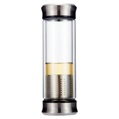 两头通双层过滤泡茶喝水车载杯