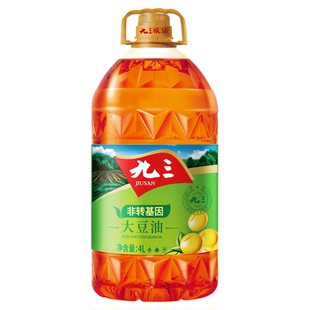九三非转基因三级大豆油4L升黑龙江特产桶装家用食用油93东北豆油