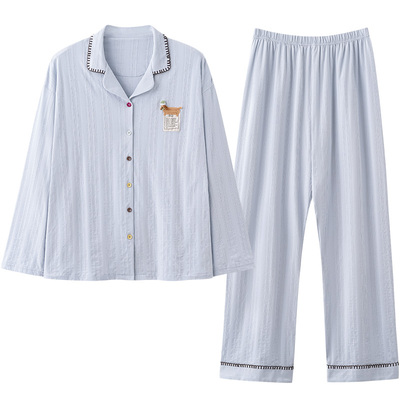 腊肠小狗睡衣女春秋纯棉可爱卡通