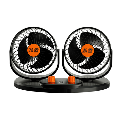 湖鑫车载风扇12V24V强力制冷静音