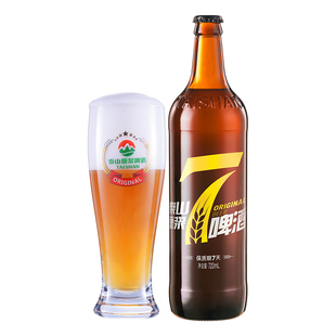泰山原浆啤酒7天新鲜原浆8°P啤酒整箱七天原浆精酿白啤720ml*6瓶