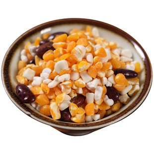 东北大碴粥新玉米笨渣子粘玉米茬子花芸豆黄糯玉米碴子粥组合5斤