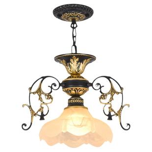 美式新款吊灯过道走廊餐厅复古灯具欧式单头灯简欧阳台玄关卧室灯