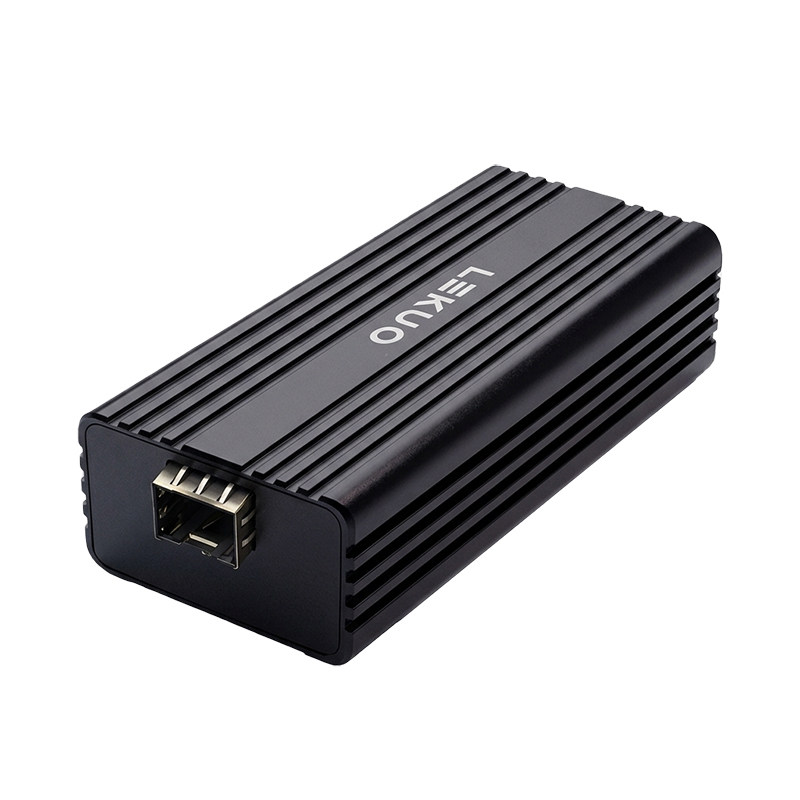 乐扩万兆SFP+雷电3转USB4网卡