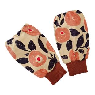 手工定制韩式棉质束口短款袖套办公室居家时尚护袖羽绒服防污袖筒