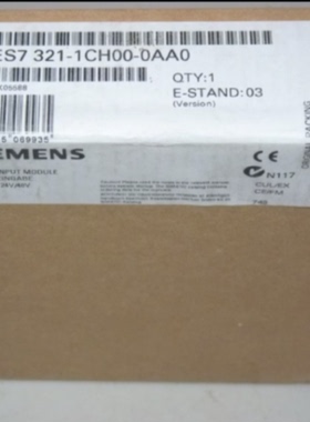 议价6ES7321-1CH00-0AA0西门子S7-300数字量输入模块6ES73211CH00