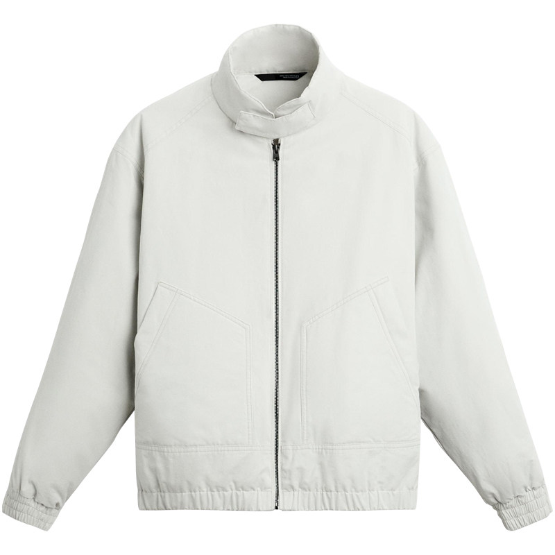 ZA秋冬立领宽松棉服夹克