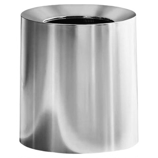 JOJO'S L. PD.杂货先生.银色太空电镀垃圾桶家用卧室复古 | 十兢