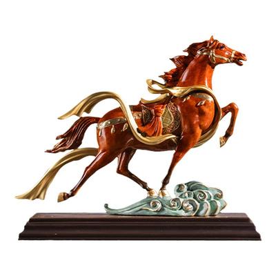 朱炳仁铜平步青云马摆件