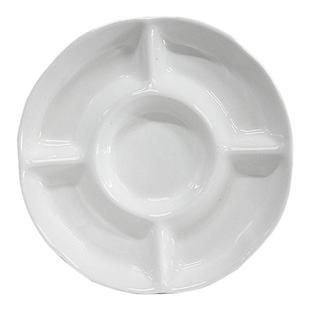 苏州姜思序堂白瓷调色盘8/10寸陶瓷国画颜料盘学生国画水彩美术绘画瓷碟调色碟