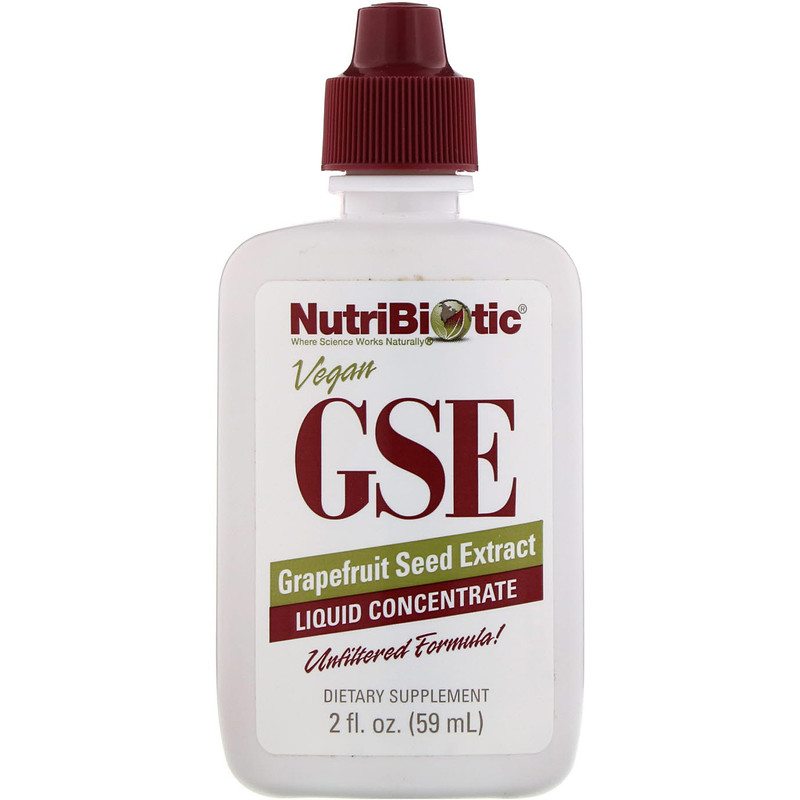 美國(guó)原裝NutriBiotic西柚籽提取液天然抗生素葡萄柚籽萃取精華GSE