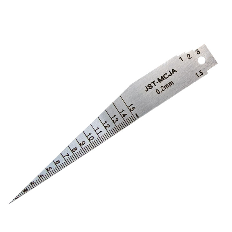 耐磨塑料牛角塞尺1-15mm 整体面差间隙尺K15SG塑料锥形塞尺防划伤