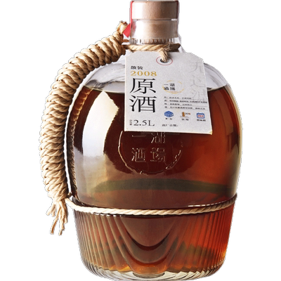 一湖酒场2008年高年份产小黄酒