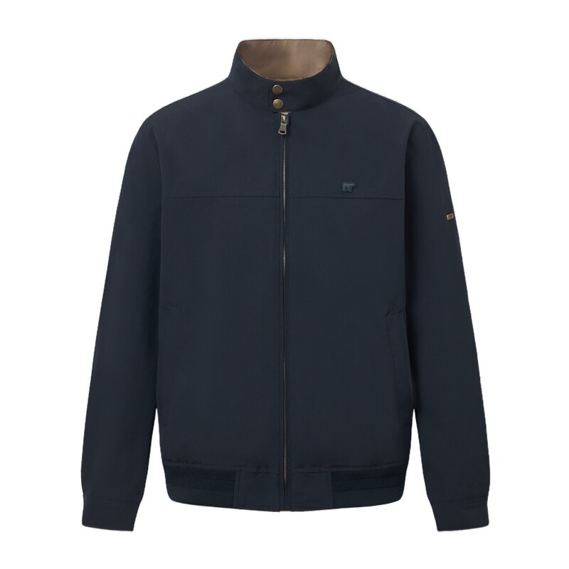【春夏新品】GOLDEN BEAR/金熊2026年男士老钱哈灵顿立领夹克外套