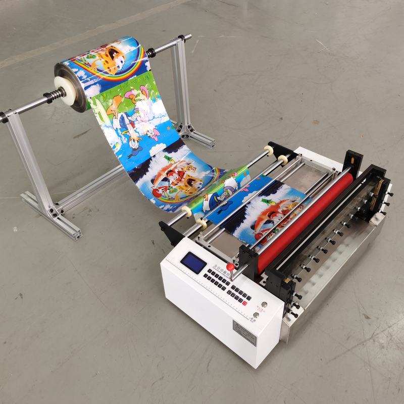 全自动无纺布切片机标签不干胶裁切机PET膜PVC切膜机环氧板裁切机