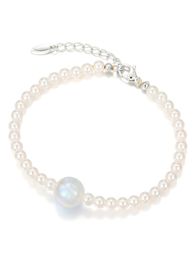 旭平极光炫彩人鱼姬珠拼接仿珍珠手链女梦幻高级感好搭仙女风手饰