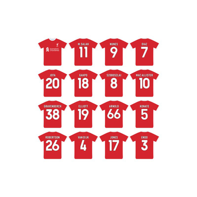 利物浦球衣防水反光装饰车贴