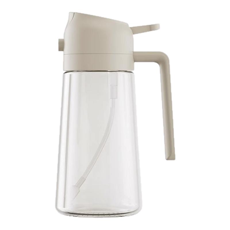 荣事达喷倒两用油壶防漏油罐壶不挂油喷油壶家用厨房玻璃喷雾油瓶