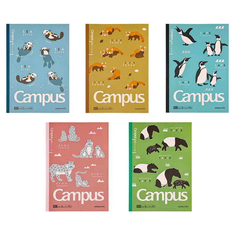 日本KOKUYO国誉Campus系列意匠笔记本高颜值卡通B5记事本无线装订日记本A5初高中学生学习记录点线本