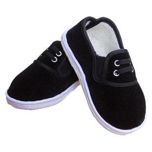 儿童手工棉鞋男女童3-6岁7幼儿园冬季千层底防滑加绒保暖小童布鞋