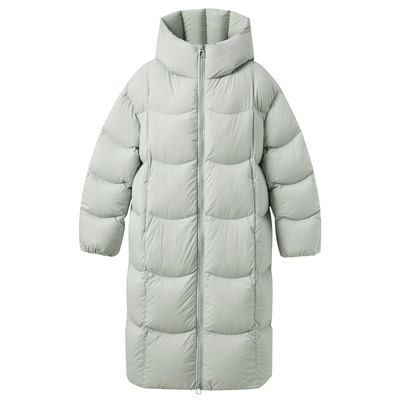 【95白鹅绒】若潮大码女装2025冬季新款羽绒服长款立领胖MM