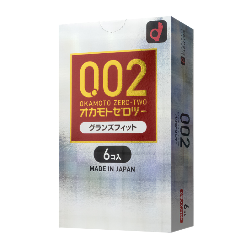 okamoto冈本002EX超薄安全避孕套成人情趣用品日本持久炫彩6只装