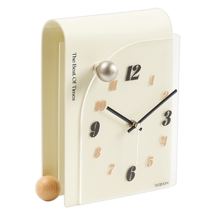 EMITDOOG法式高级感时钟摆件家居客厅玄关轻奢创意钟表装饰品