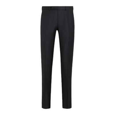 ZEGNA杰尼亚黑色休闲裤