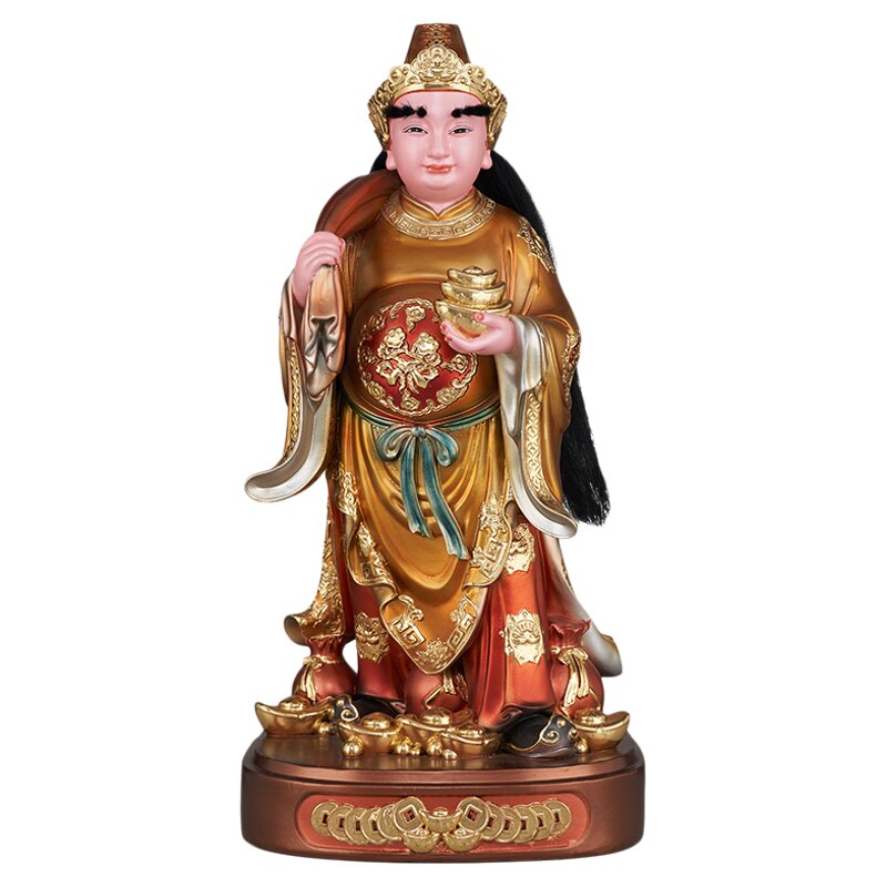 康盛树脂居家供奉摆件金钱伯神像