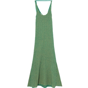 IT 3.1 Phillip Lim女装挂脖连衣裙性感时髦混色编织中长裙22798X