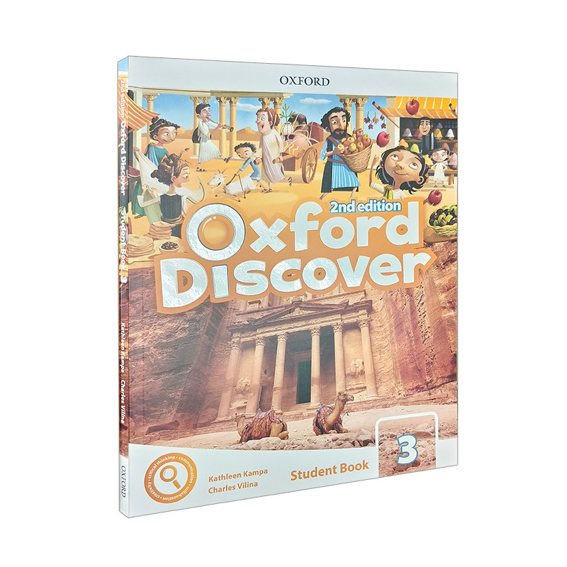 进口牛津小学英语教材套装探索发现系列 新版Oxford Discover Level 3级别学生用书+练习册+手机app激活码+网站练习账号