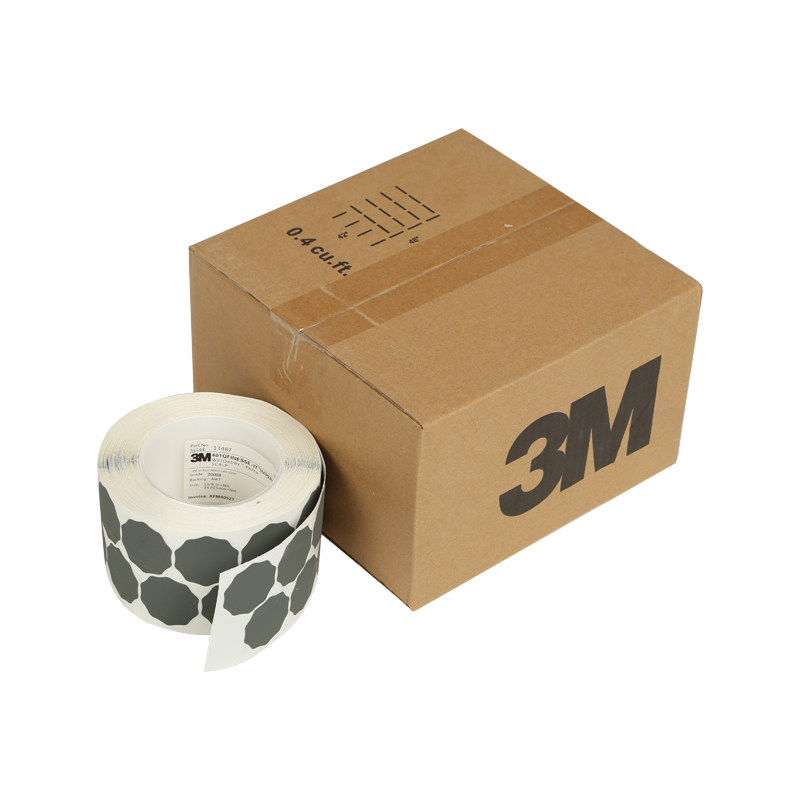 3M401q梅花圆片砂纸连卷点磨砂碟2000目漆点打磨背胶砂纸2500汽车