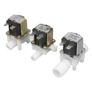 塑料常闭式电磁阀直流交流进水阀 4分6分外螺纹软管2分净水控制阀