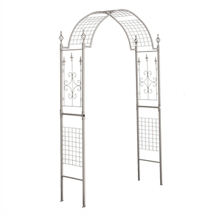外贸出口日本新款铁艺拱门花架植物爬藤花架庭院摆设装饰月季支架