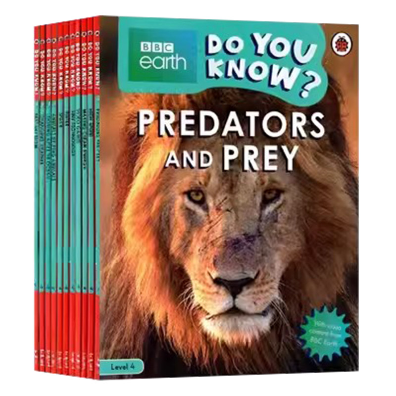 【售罄】BBC earth自然科普百科分级阅读4级共9册Do You Know对标剑桥少儿科学绘本英文原版读物儿童自然百科知识剑少KET刷分神器
