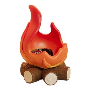 柴火小炭火玄关钥匙收纳摆件红色搬家乔迁新居布置装饰用品礼物