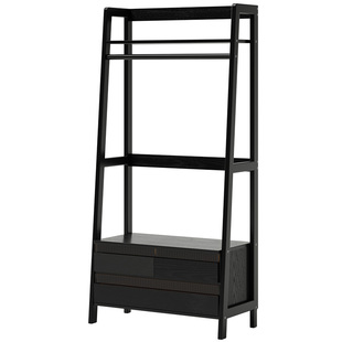 挂衣架落地抽屉衣帽架实木卧室晚上放衣服神器家用入户衣架置物架