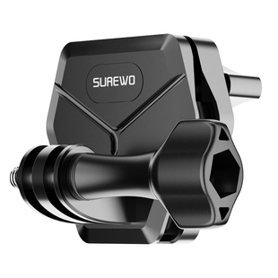 适用dji大疆gopro影石insta360运动相机摩托车风挡夹action5pro/6/4 acepro2电动车挡风板固定支架骑行配件