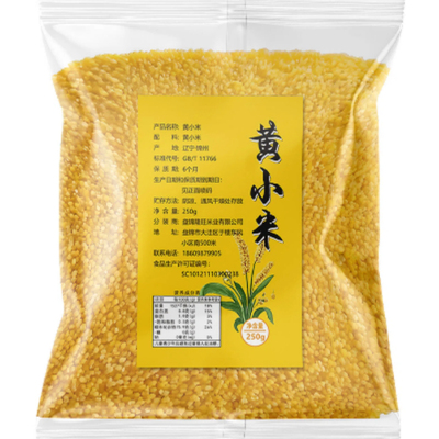 东北农家黄小米250g绵软易煮