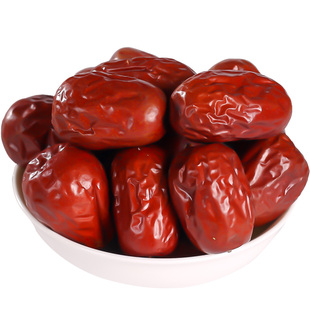 人和仙红枣陕西特产狗头枣1000g礼袋装陕北清涧大枣送礼大红枣